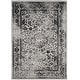 preview thumbnail 158 of 208, SAFAVIEH Adirondack Dakota Rustic Shabby Chic Distressed Rug 5'1" x 7'6" - Grey/Black - Rectangle