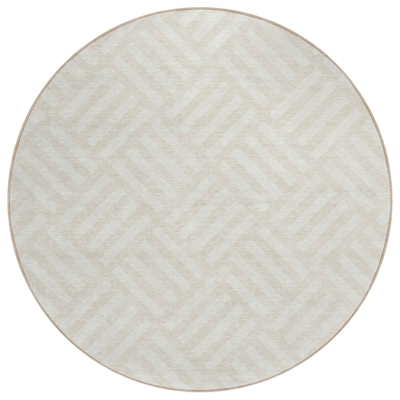 HomeRoots Geometric Transitional Rectangle Outdoor Rug