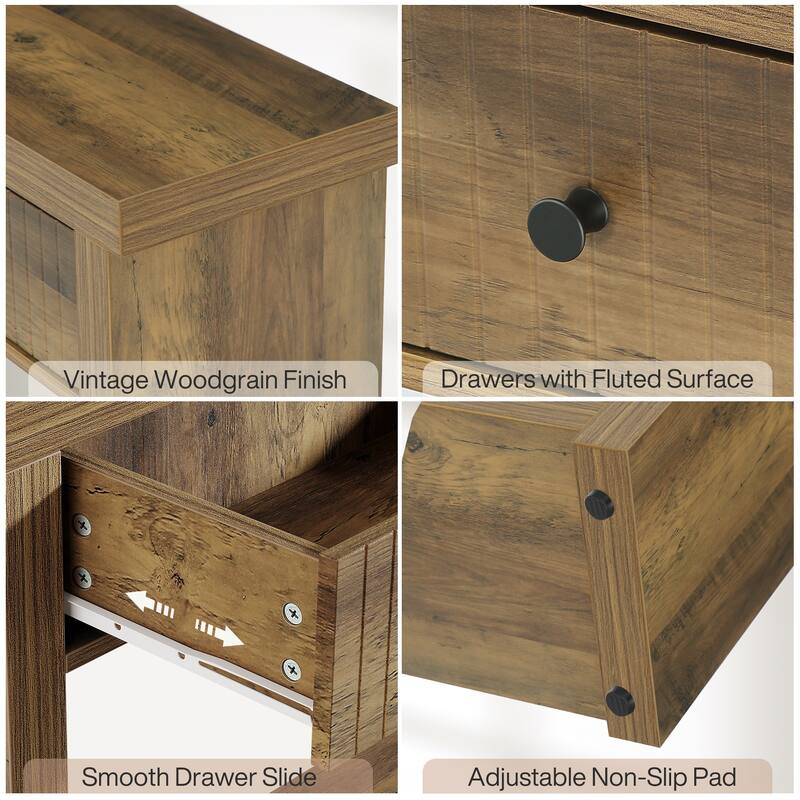 70.9" Extra Long Console Table with Drawers & Storage, Entryway Sofa Couch Foyer Accent Table for Living Room Hallway Entrance