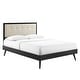preview thumbnail 2 of 48, Willow Full Wood Platform Bed With Splayed Legs