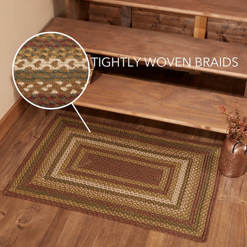 Tea Cabin Jute Rug Rect w/ Pad 24x36 - 2' x 3'