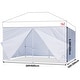 preview thumbnail 9 of 16, Tradesparker 10x10/10x20 Canopy Sidewall Kit 3 Walls+1 Doorwall Fits Pop Up Tents