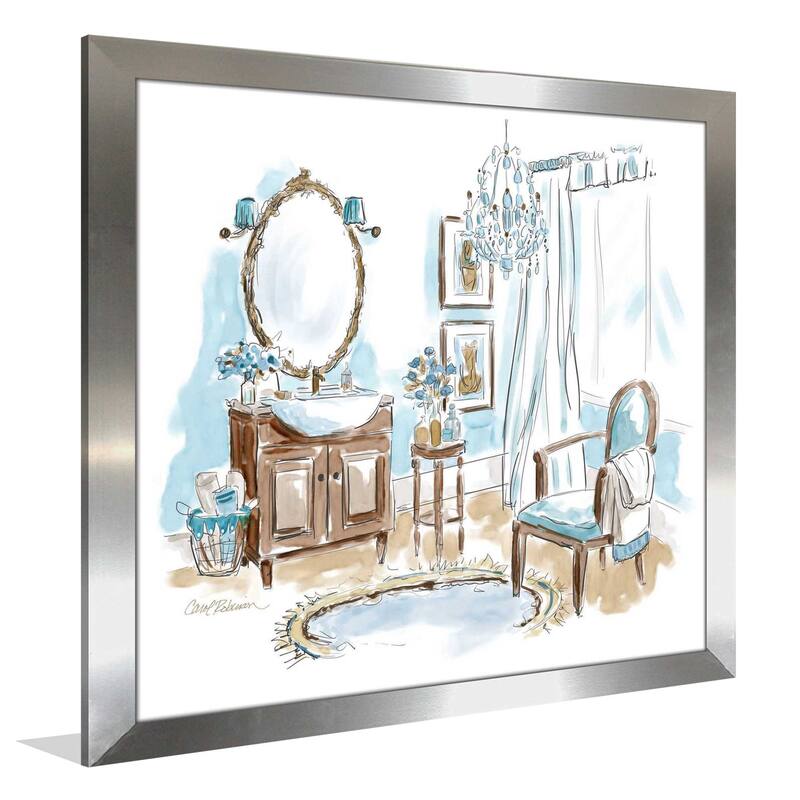 "Blue Opulence II" by Carol Robinson Print on Acrylic