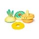 preview thumbnail 2 of 3, Melissa & Doug Multi-Sensory Pineapple Soft Stacker Infant Toy