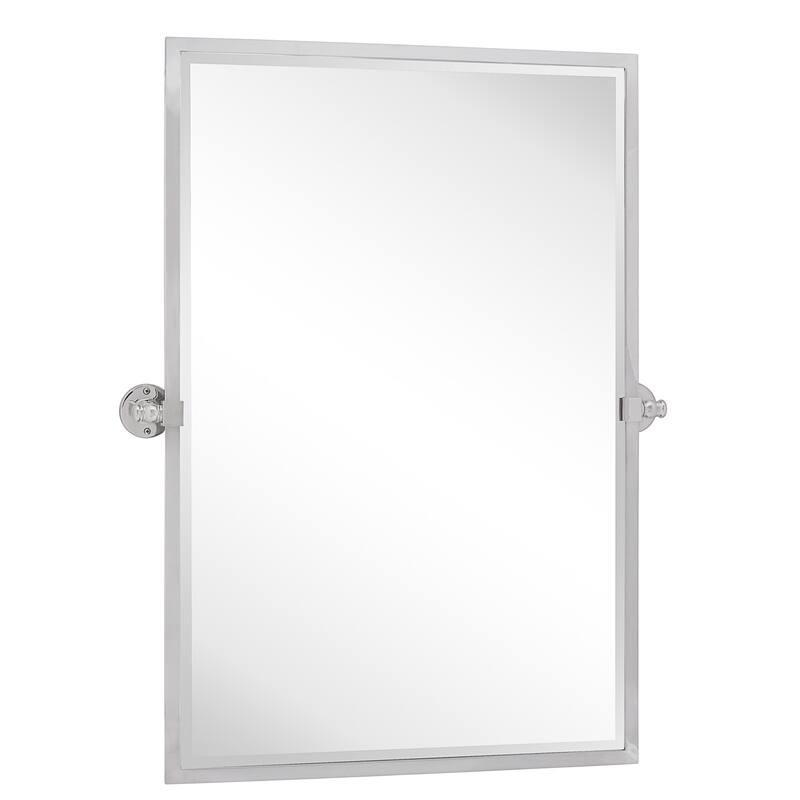 TEHOME Blakley Rectangle Metal Wall Mirror