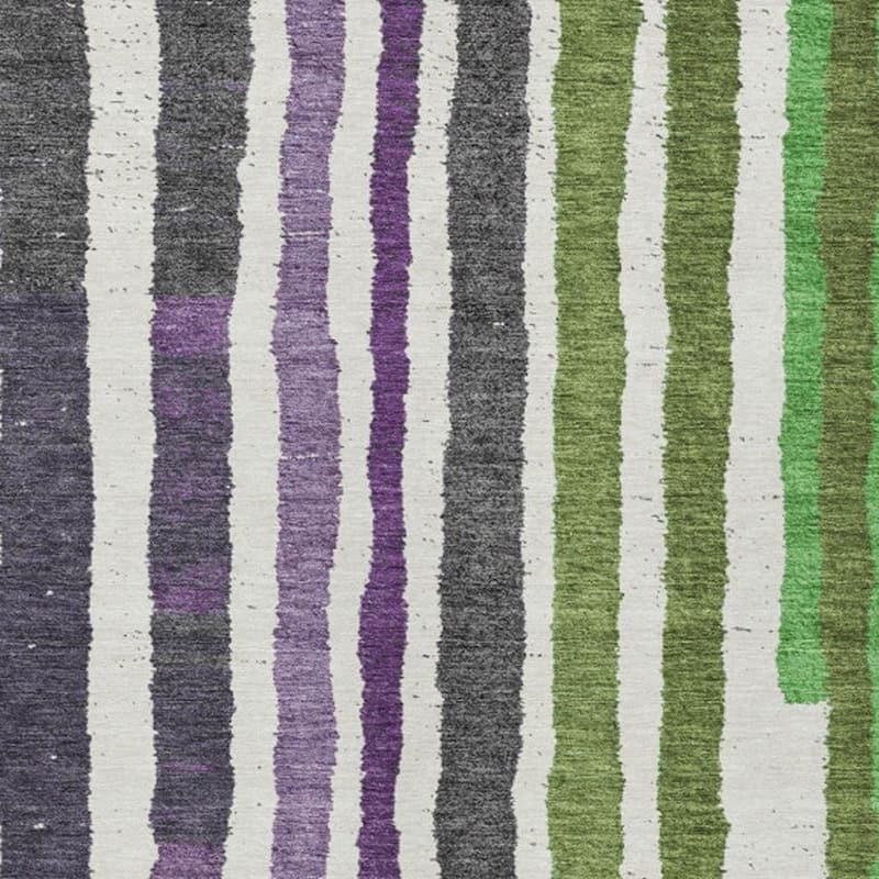 HomeRoots Striped Transitional Rectangle Outdoor Rug