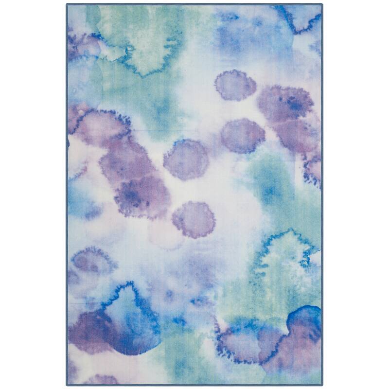SAFAVIEH Paint Brush Machine Washable Assel Slip Resistant Rug