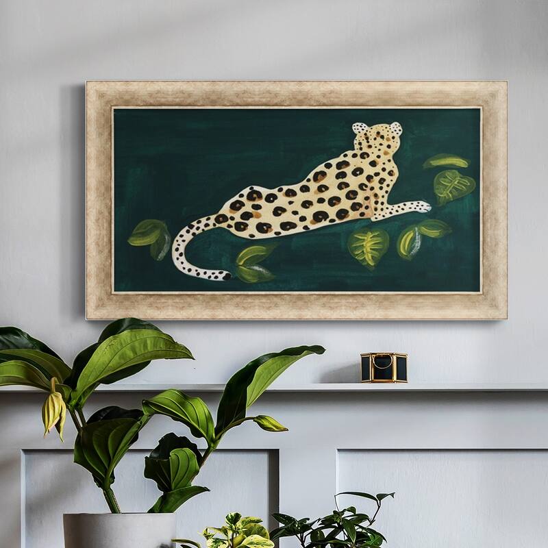 Lethargic Leopard I Premium Framed Canvas- Ready to Hang