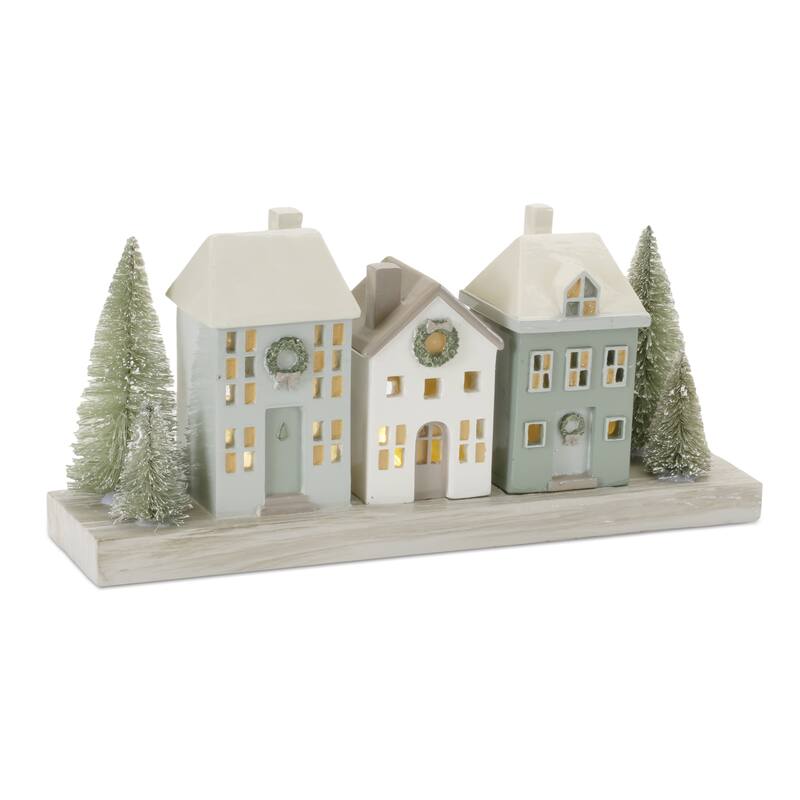 LED Winter Village 11.75"L - N/A