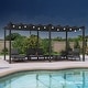 preview thumbnail 20 of 47, PURPLE LEAF Gazebo Outdoor Retractable Modern Large Size Pergola w Lights