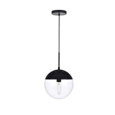 1-Light Pendant with 10 inch Clear Glass
