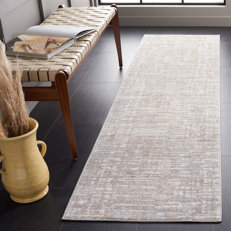 SAFAVIEH Bayside Machine Washable Neshka Modern Abstract Rug