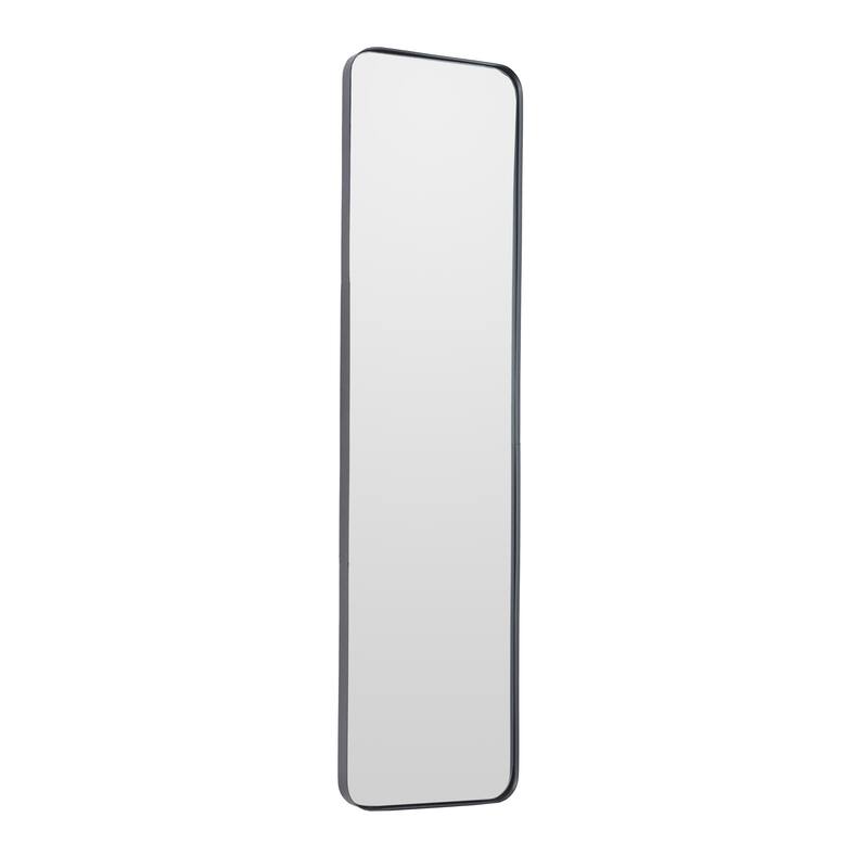 Metal Slim Minimalistic Wall Mirror with Thin Frame - Black or Gold - Roche River Decor
