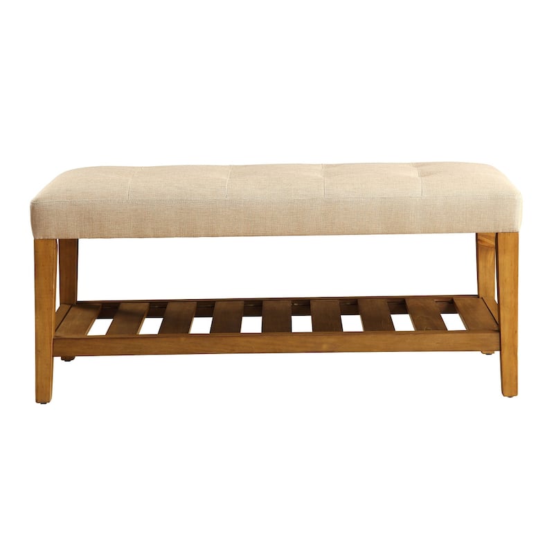 Kahan Kahan Tufted Padded Seat Bench