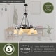 preview thumbnail 5 of 7, Bozeman 9 Light Bronze Rustic Bear Chandelier - 28.5-in W x 27-in H x 28.5-in D