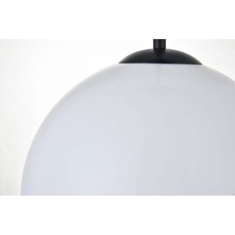 1-Light Pendant with 12 inch Frosted White Glass