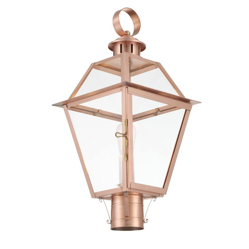 Elk Home Olde Colony Outdoor Post Light - Copper