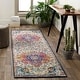 preview thumbnail 62 of 64, Artistic Weavers Hal Vintage Boho Traditional Pink Medallion Area Rug 2'7" x 10' Runner - Pink/Blue