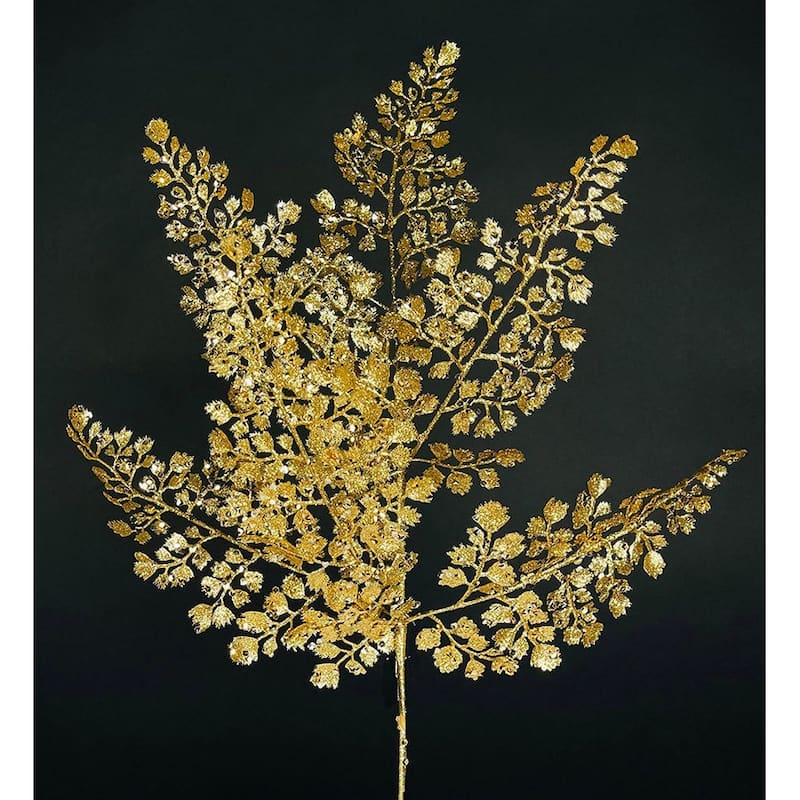 Golden Maidenhair Spray Faux Plants And Trees