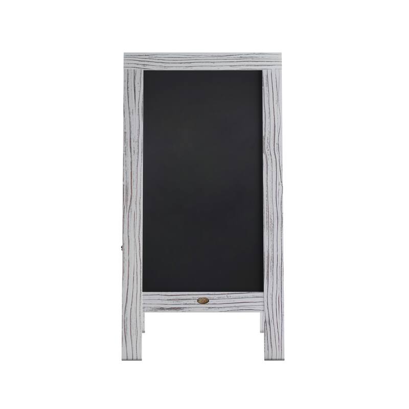 Wood A-Frame Magnetic Chalkboard Set-Markers, Stencils, and Magnets