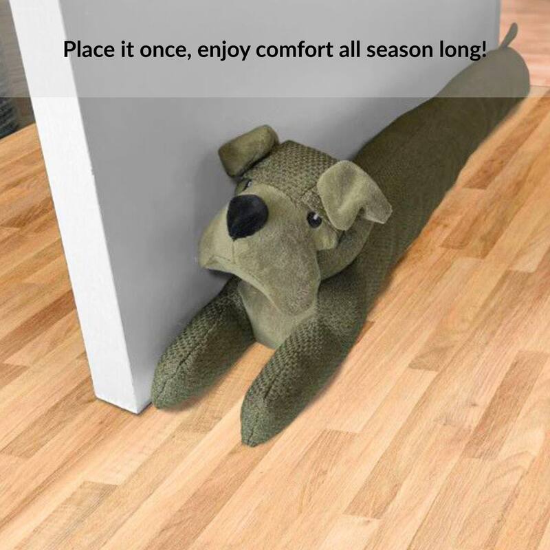 Dog-Shaped Draft Stopper 35 Inches