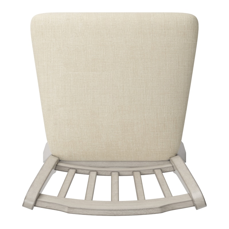 Eleanor Slat Back Wood Swivel Stool by iNSPIRE Q Classic