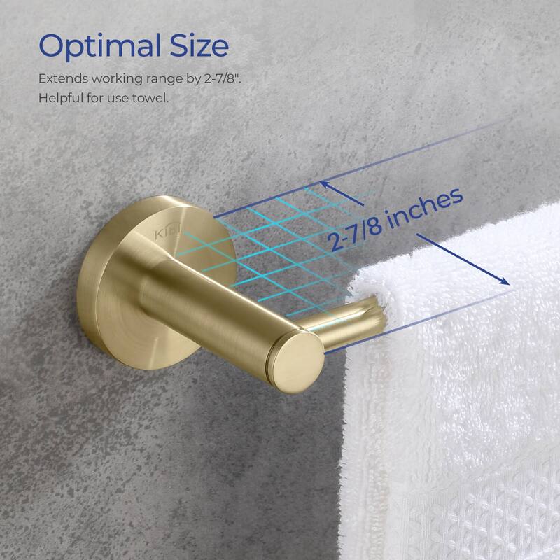 Circular 10 inch Bathroom Towel Bar