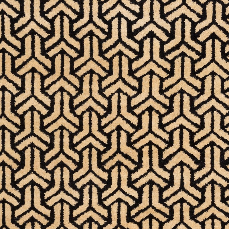 Hand-knotted Cochran Viscose Area Rug - 4' x 6' - 4' x 6'