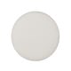 preview thumbnail 4 of 3, Hawley White Round Sherpa Ottoman