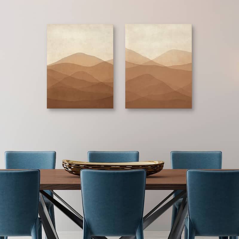 Ethereal Outlook, Ethereal Panorama by Belle Poesia Canvas Art Prints