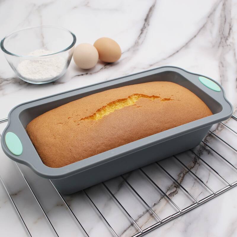 8 in 1 Silicone Baking Set - 6 Silicone Molds - 2 Silicone Baking Mat, Nonstick Cookie Sheet, Cake Muffin Bread Pan