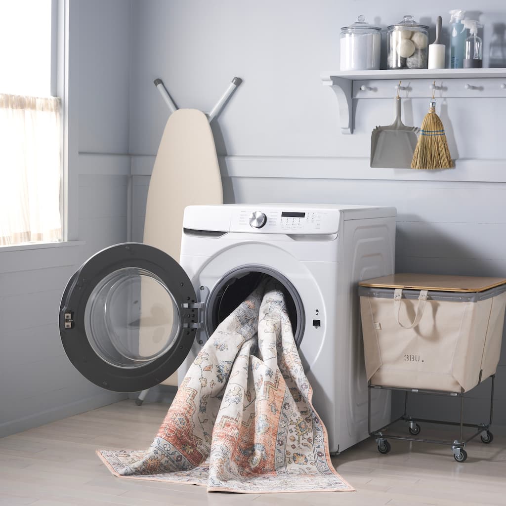 Martha Stewart Leela Machine Washable & Slip Resistant Rug