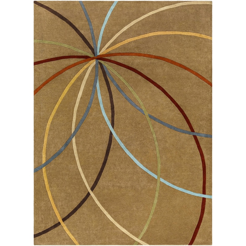 Livabliss Forum Handmade Transitional Wool Area Rug - Multi - 8' x 11'