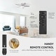 preview thumbnail 45 of 113, 5 - Blade Low Profile Flush Mount Modern Ceiling Fan with LED Light and Remote