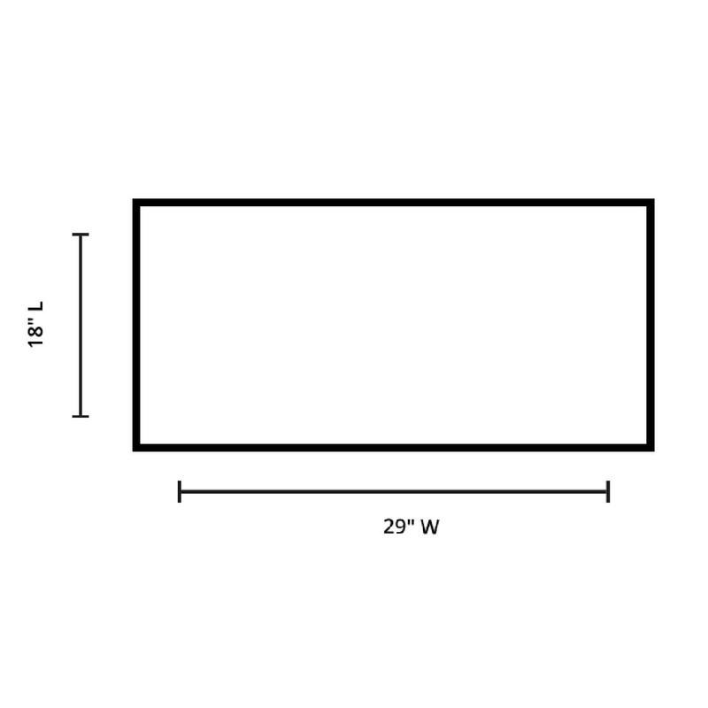 Rubber Mat (Running Horses) - 2' x 6' Runner
