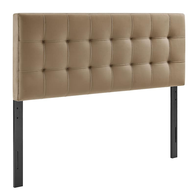 Lily Biscuit Tufted Performance Velvet Headboard