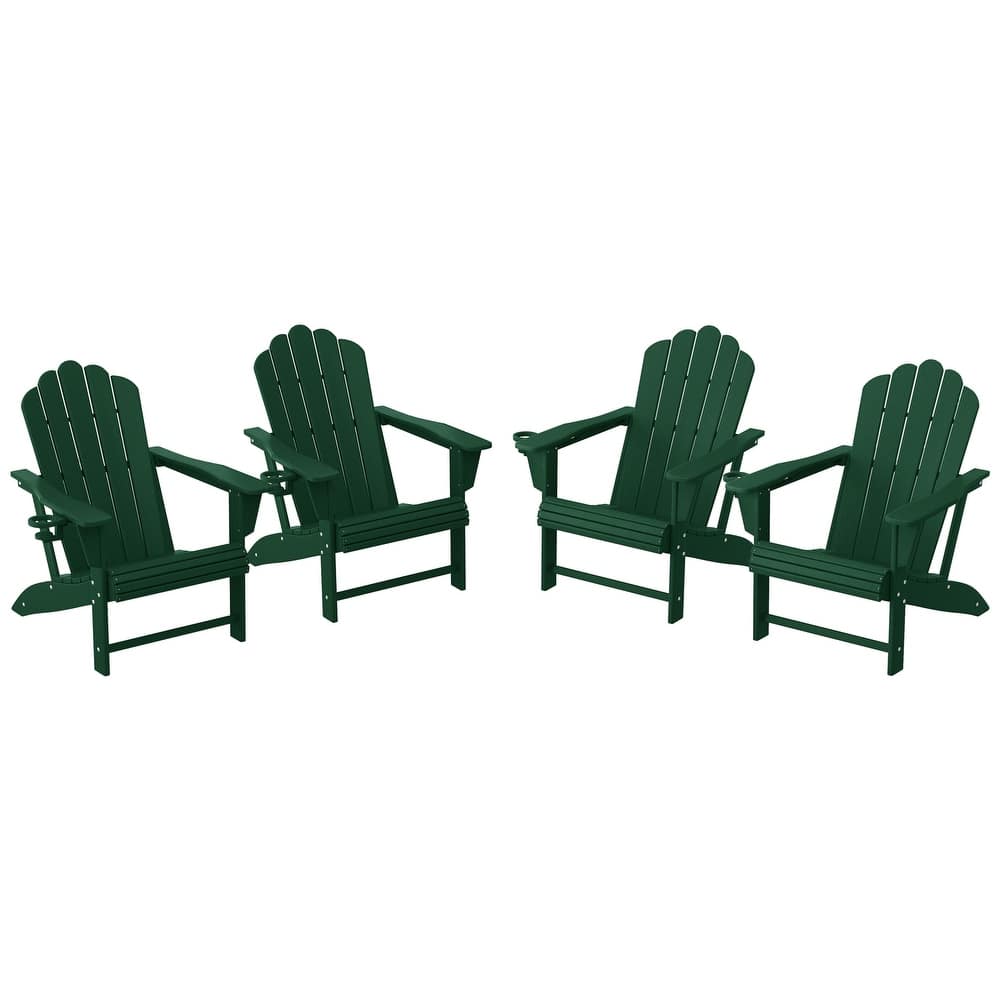 Aderson Outdoor Poly Adirondack Chair (Set of 4)