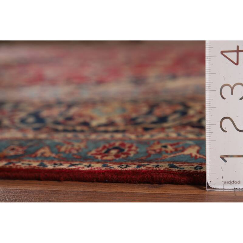 Traditional Kashmar Vintage Persian Area Rug Hand-Knotted Wool Carpet - 9'6" x 12'11"