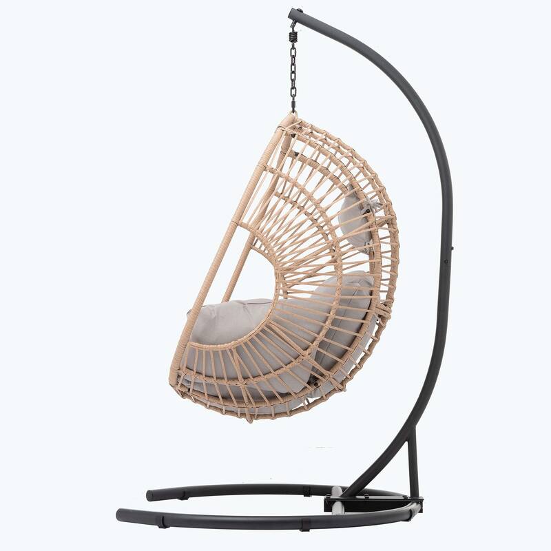 High Quality Wicker Swing Egg Chair Great for Indoors&Outdoors - N/A