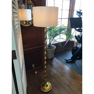 Shop Safavieh Lighting 64-inch Aurelia Antiqued Gold Floor ...