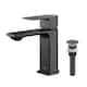 Option Matte Black W/ Pop Up Drain