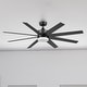 preview thumbnail 6 of 15, 62" Honeywell Kildee Outdoor Ceiling Fan with Color Changing Light, Remote Control - 62 Inches
