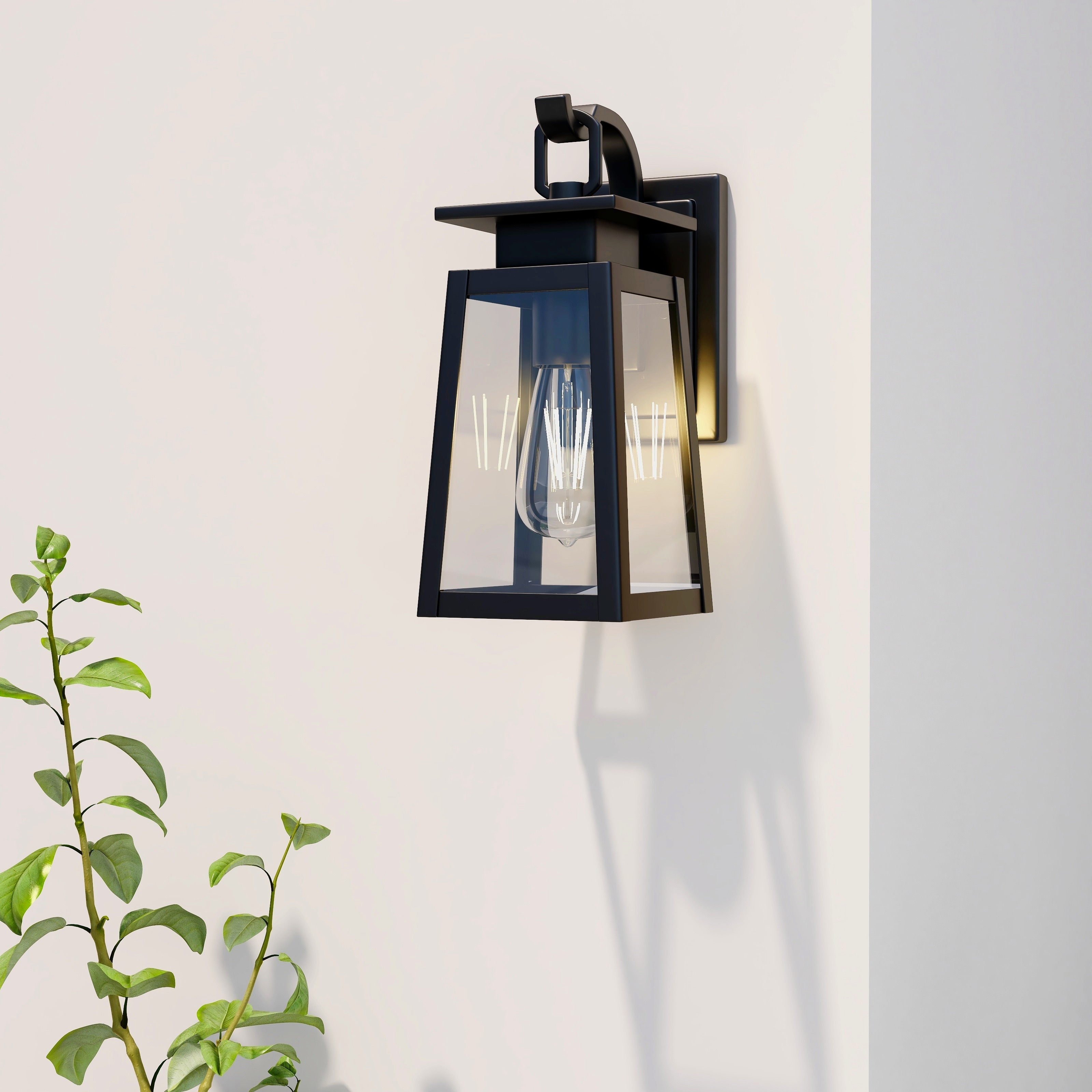 4 Pack 1-Light Outdoor Wall Light - 5"x6.73"x10.51"