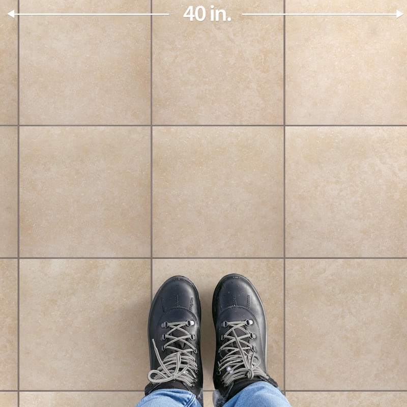 Merola Tile Roma Beige 13" x 13" Porcelain Floor and Wall Tile