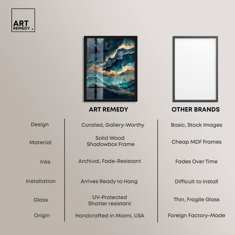 Power Edge I Shadowbox by Art Remedy