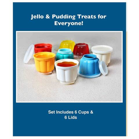Reusable 12 Piece Gelatin Snack Cups w/ Lids - Multi