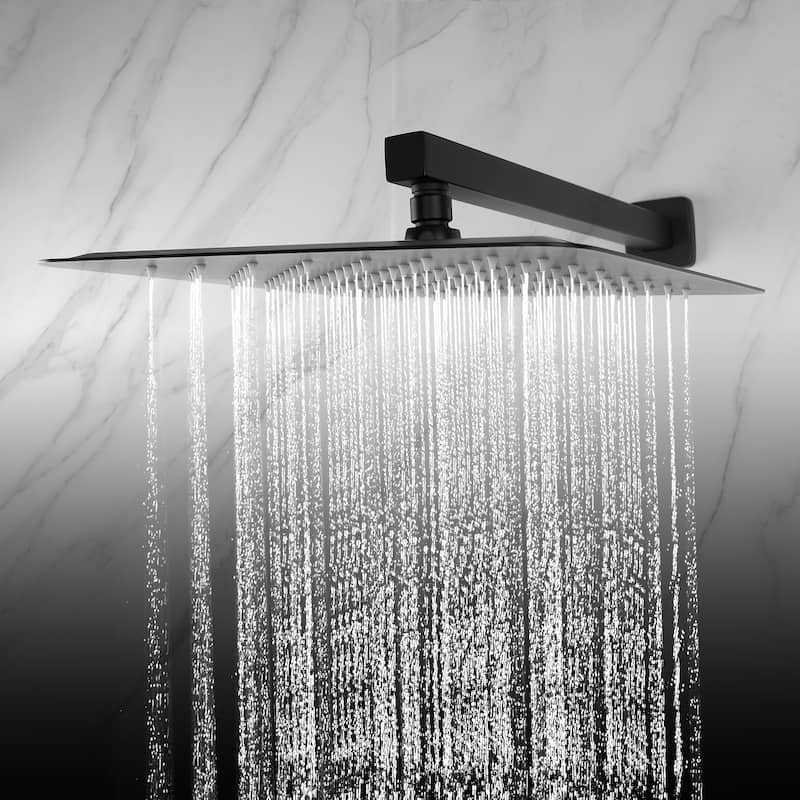 Clihome 10"Mounted Brushed Nickel Shower Faucets Set
