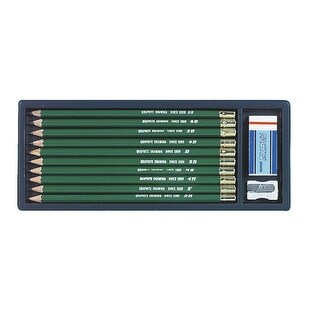 Shop Kimberly Non Toxic Graphite Drawing Kit Black Set Of 12