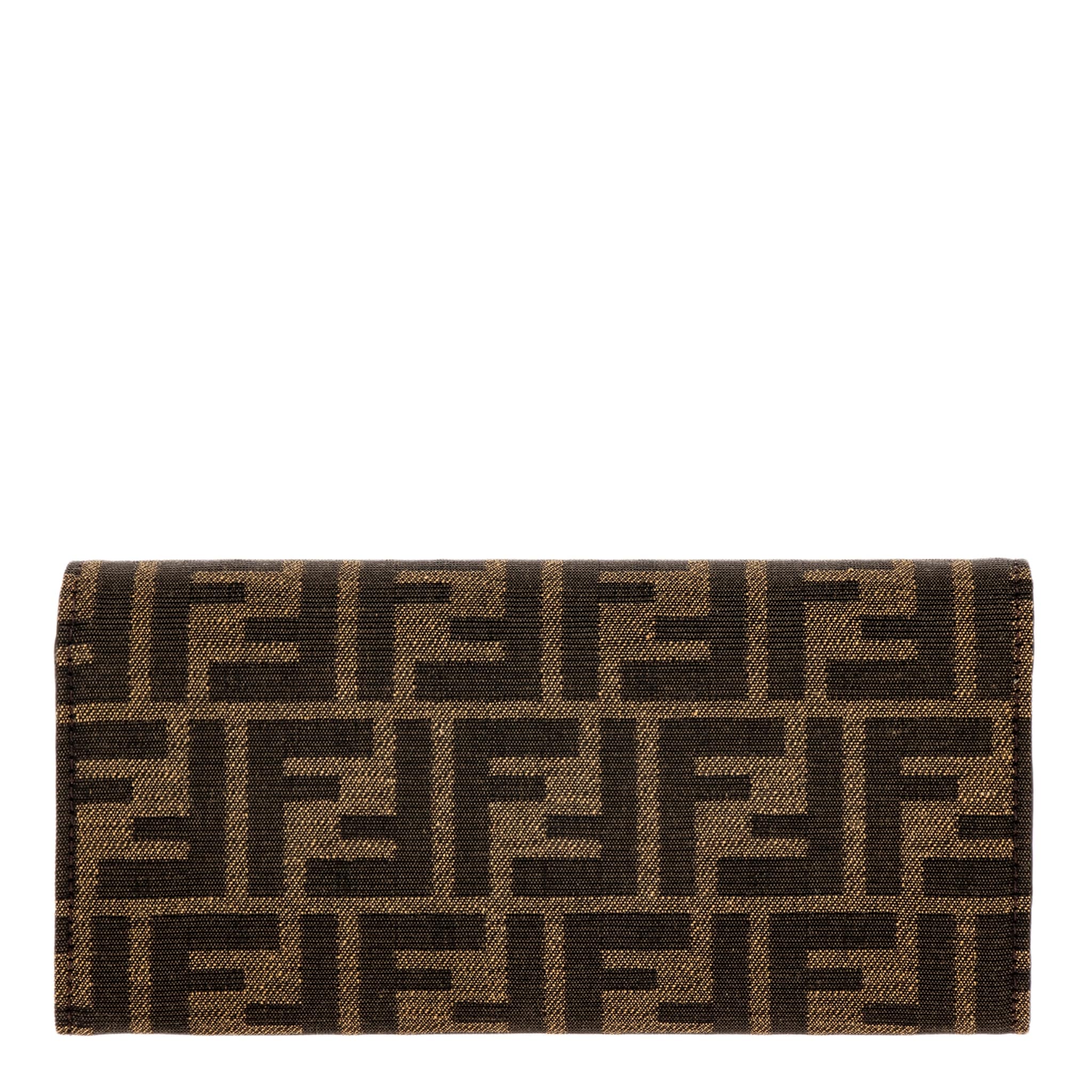 Fendi FF Jacquard Baguette Chain Wallet - Overstock - 43247763