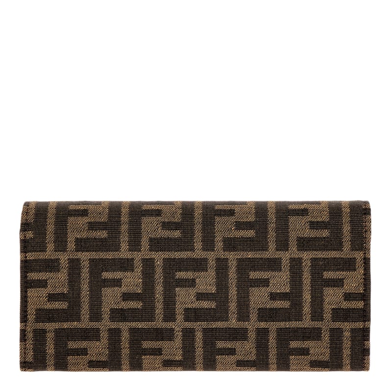 Fendi FF Jacquard Baguette Chain Wallet